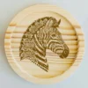 Wild Animals Mandala Coasters Zebra
