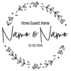 Personalized Couple Cutting Board