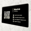 Metal Aluminium Business Cards