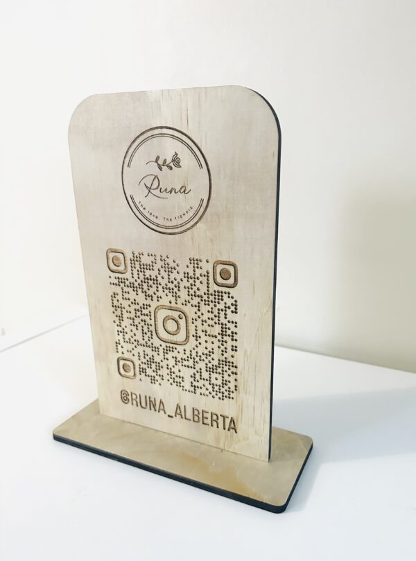 Custom Engraved QR Calgary