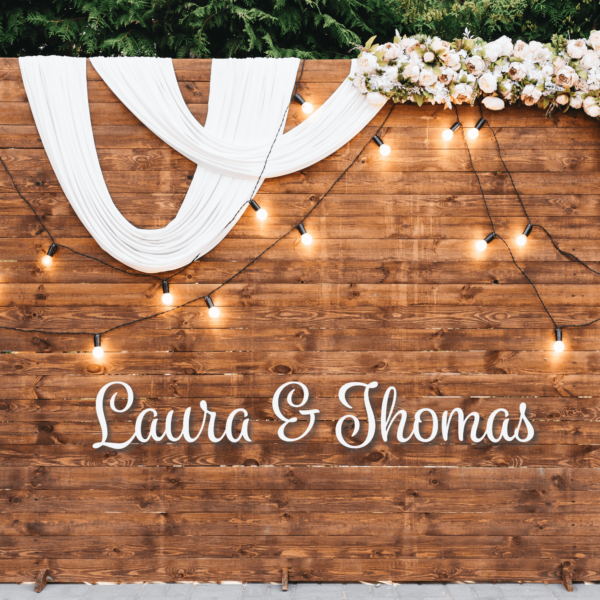 Wooden Name - Letters