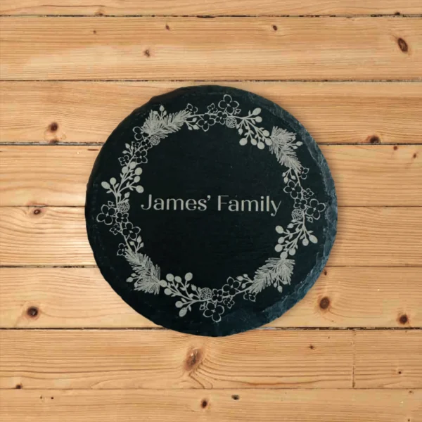 Slate Coasters Personalised With Your Name and Drink