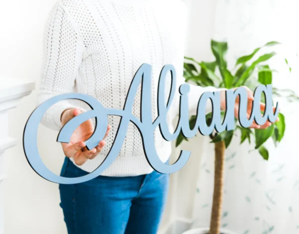 Wooden Name - Letters Calgary