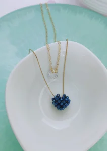 heart necklace handmade jewelry